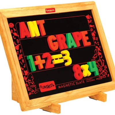 Funskool Giggles Learn N Write 2 In 1 Magnetic & Dry Erase Early Learning Slate
