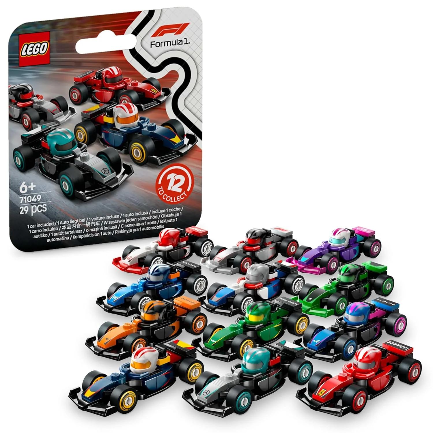 LEGO F1 Collectible Race Cars For Kids and Collectors,Design & Styles