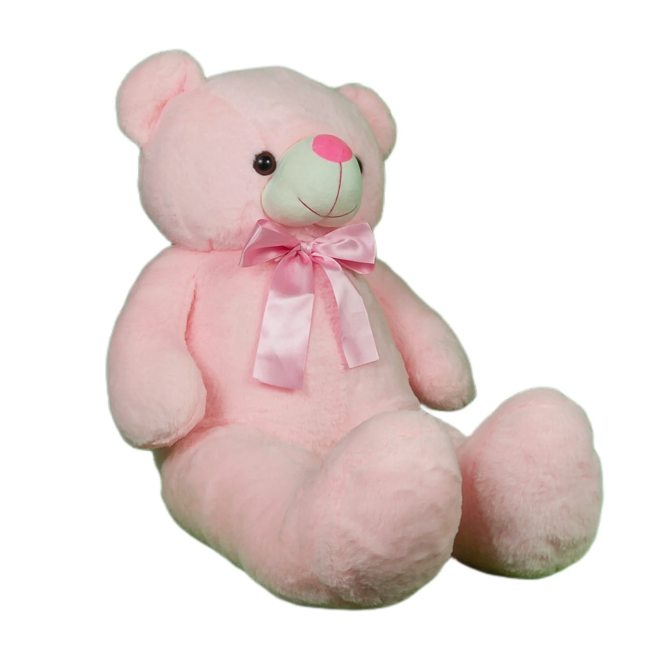 Play Hour Wolly The Teddy Bear Plush Soft Toy In Pink Color. - Image 2