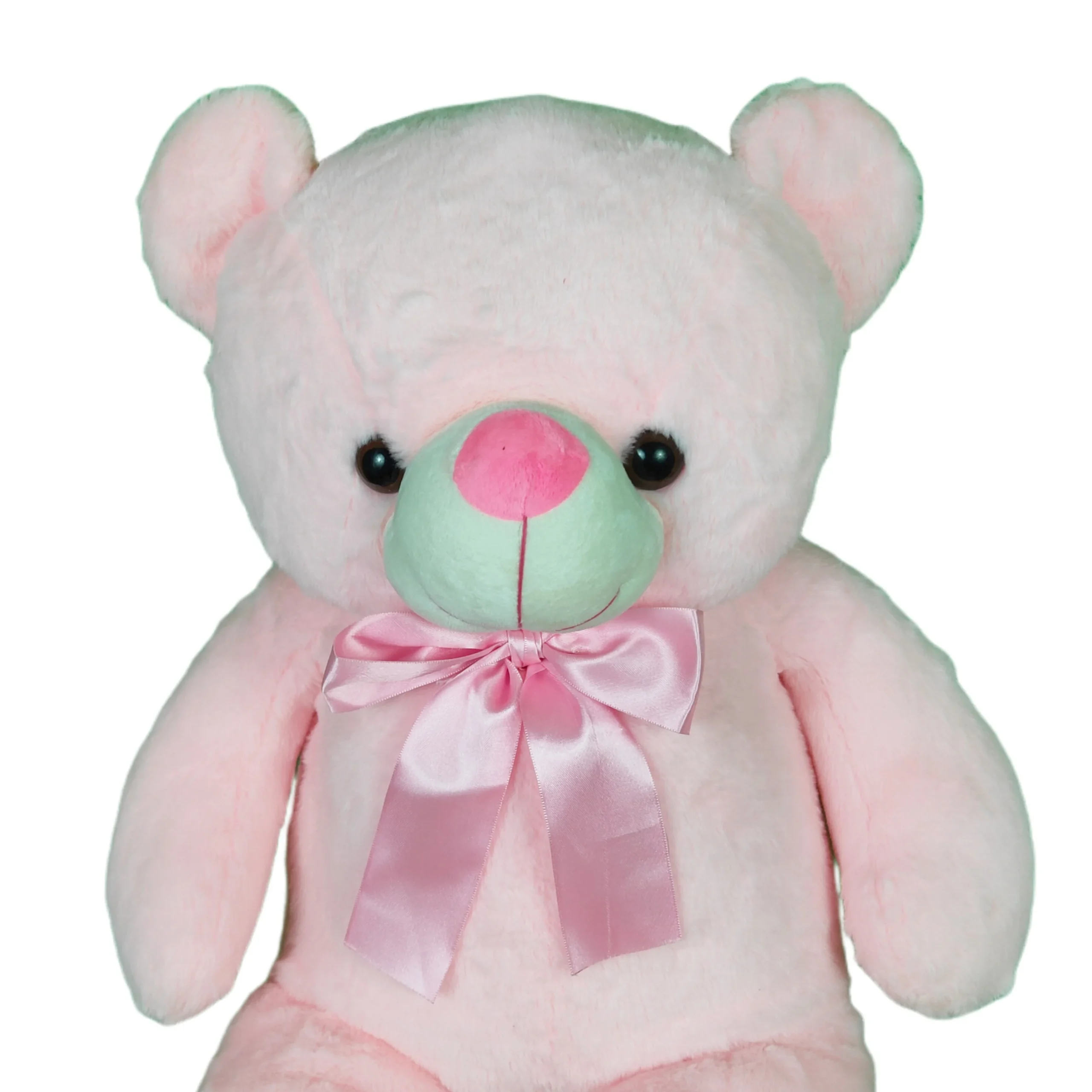 Play Hour Wolly The Teddy Bear Plush Soft Toy In Pink Color. - Image 3