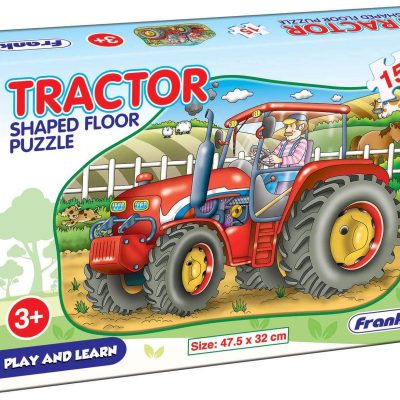 Frank Tractor Shaped Floor Puzzle – 15 Pieces