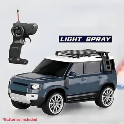 Sport Utility Vehicle Defender RC Car with LED Lights and Real Smoke Effect