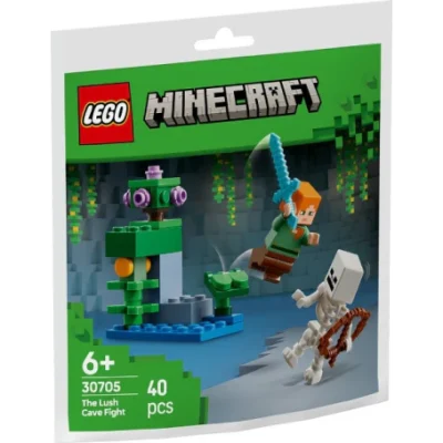 Minecraft LEGO Building Kit The Lush Cave Fight Adventure Set