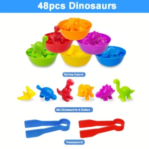 Animal Feeding Counting Toy Color Sorting & Matching Game for Kids (3+ Years) - Image 11