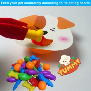 Animal Feeding Counting Toy Color Sorting & Matching Game for Kids (3+ Years) - Image 5