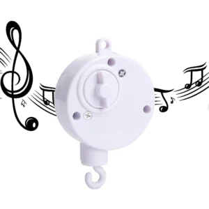 Baby Crib Mobile Bed Bell Toy Wooden Hanging Rattle with Felt Hot Air Balloon Design - Image 9