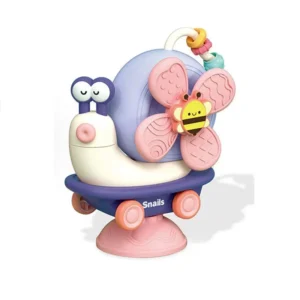 Montessori Baby Table Toy Rotating Suction Spinner for High Chair Play - Image 9