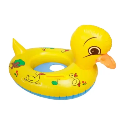 [GD]80cm Duck Shaped and Printed Inflatable Baby Lifebuoy with Handles / Baby Boat / YYQ-218-1