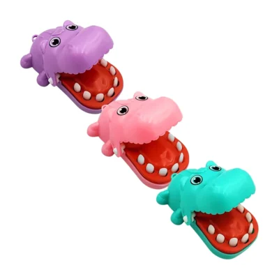 [GD] Mini Hippo Teething Toy, Assorted Colors / j61a