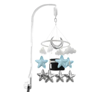 Kaaba Baby Mobile Islamic toys Baby Boy Room Decor Blue Quran Recitation - Image 3
