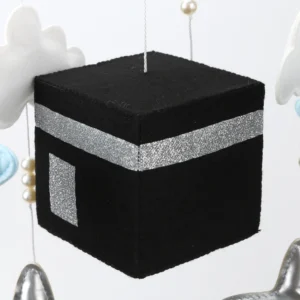 Kaaba Baby Mobile Islamic toys Baby Boy Room Decor Blue Quran Recitation - Image 6