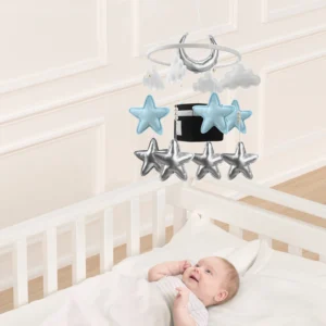 Kaaba Baby Mobile Islamic toys Baby Boy Room Decor Blue Quran Recitation - Image 7