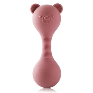 Musical Baby Rattle Toy Silicone Bear Maracas Teether for Newborns - Image 9