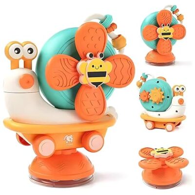 5-in-1 Baby Spinner Toy  Storio Suction Cup Sensory Learning Toy