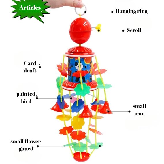Newborn Cradle Toy Musical Jhoomer with Rotating Hanging Rattle & Gentle Sound - Image 2