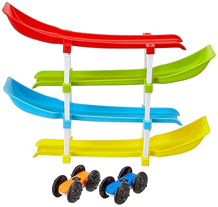 Jam & Honey Ramp Race Track Toy 4-Level Car Drop Game for Toddlers (1–3 Years)
